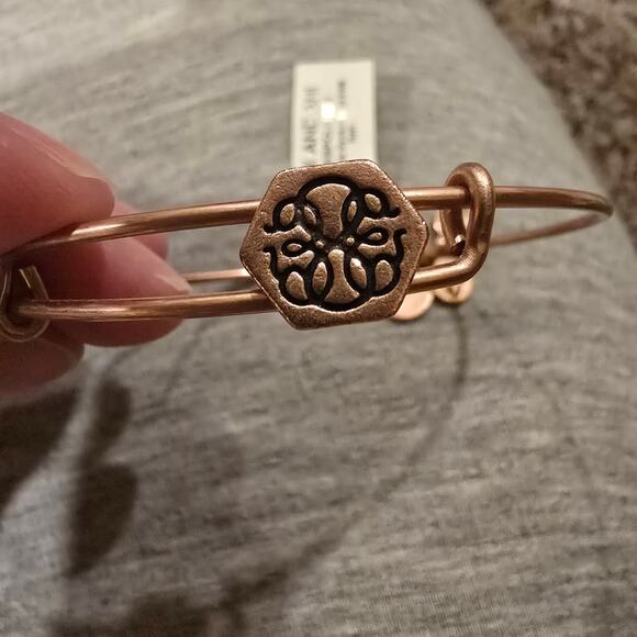 NEW NWT Alex and Ani Path of Life Slider Symbol Bead Charm Bangle Bracelet - Picture 1 of 6